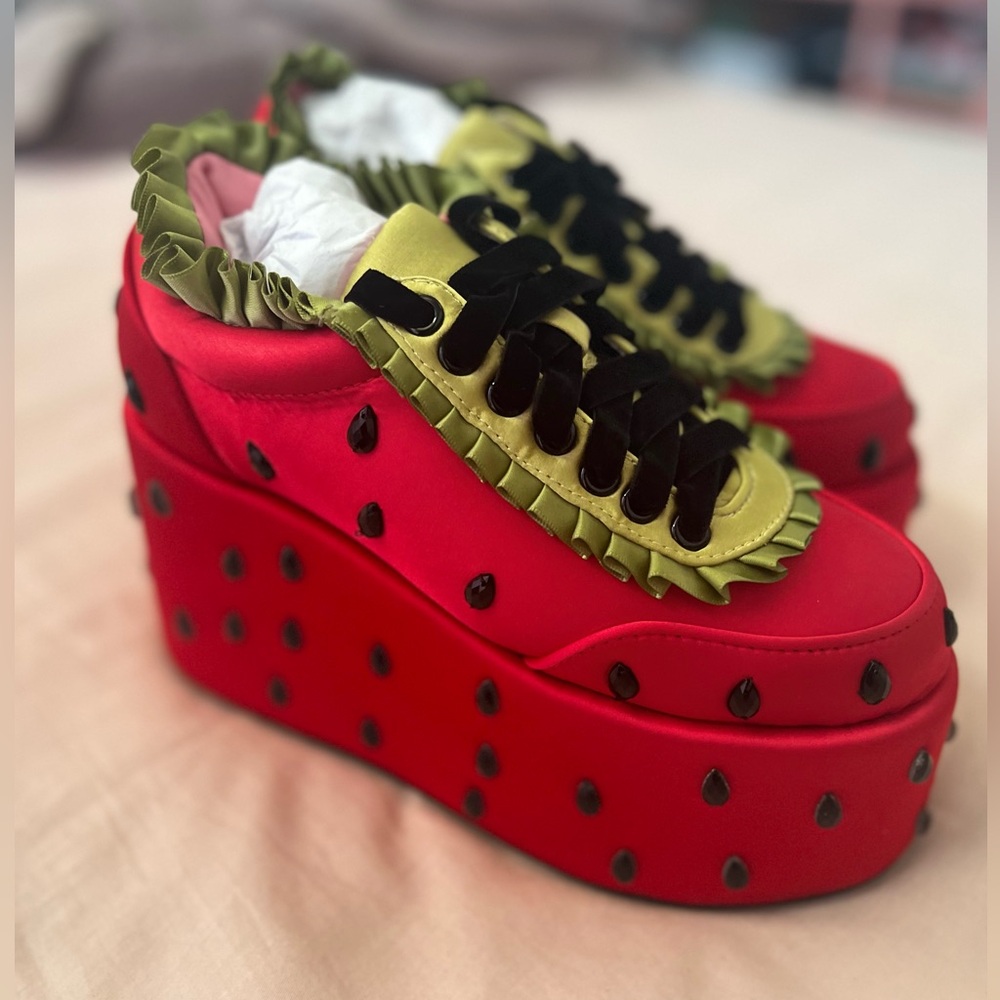 Dolls Kill x Strawberry Shortcake Platform Shoes - Picture 7 of 7